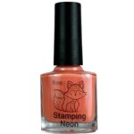 Saga Stamping Gel Polish Neon Orange
