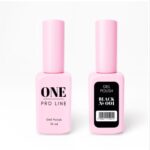 One Pro Gel Polish Black 001 (10ml)
