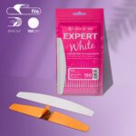 Staleks Disposable white files for crescent nail file EXPERT 42 ,150 grit (50 pcs)
