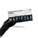 Disposable Nitrile Gloves Black size S, 100pcs